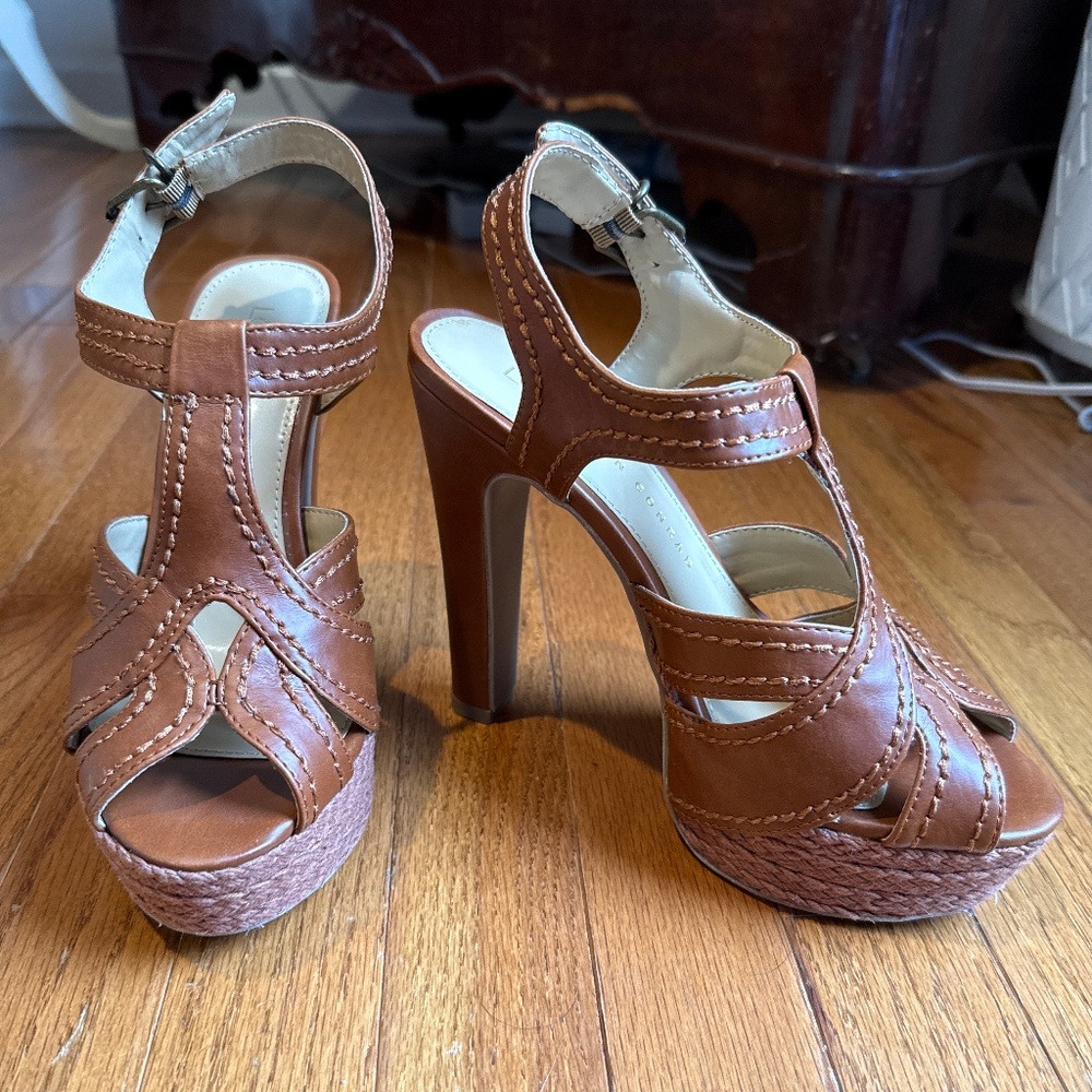 LC Lauren Conrad strapping heels